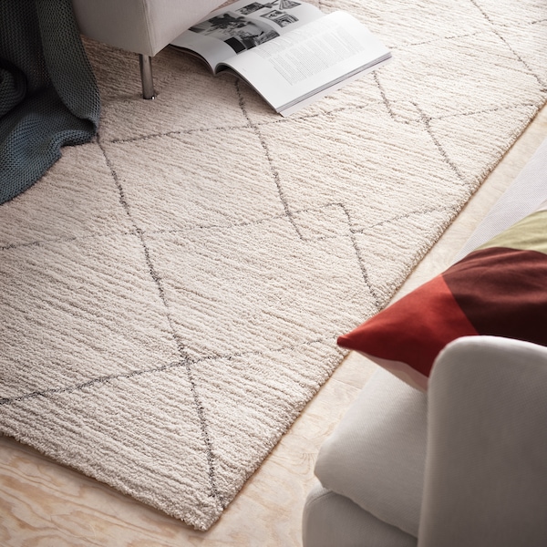IKEA TVERSTED rug, beige, 5'7 inx7'10 in Beige, Ikea Ireland | 9874NCZWL