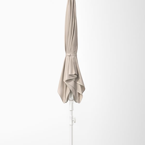 IKEA TVETÖ umbrella, gray-beige white/Grytö gray, 70 7/8 in, Ikea Ireland | 5176OPLDM