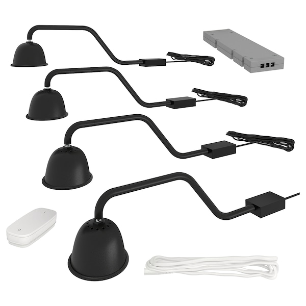 IKEA TVÄRDRAG / TRÅDFRI lighting kit Black, Ikea Ireland | 1846DEBWT