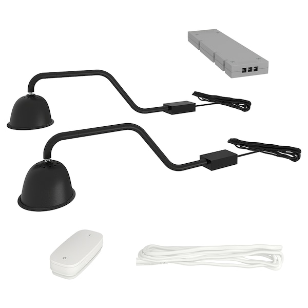 IKEA TVÄRDRAG / TRÅDFRI lighting kit Black, Ikea Ireland | 6735AKZTN