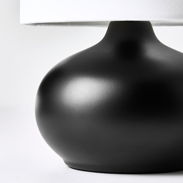 IKEA TVÄRFOT Table lamp, black, white, Ikea Ireland | 2875TDNMU