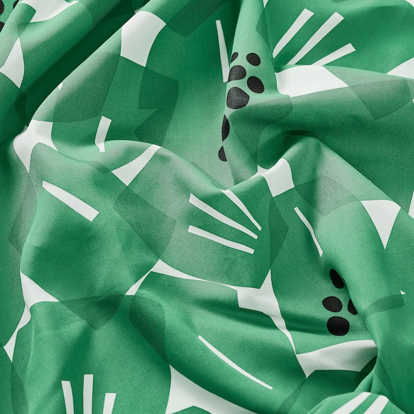 IKEA ULLRANUNKEL pre-cut fabric, green, 59x118 in, Ikea Ireland | 0386BWLJA