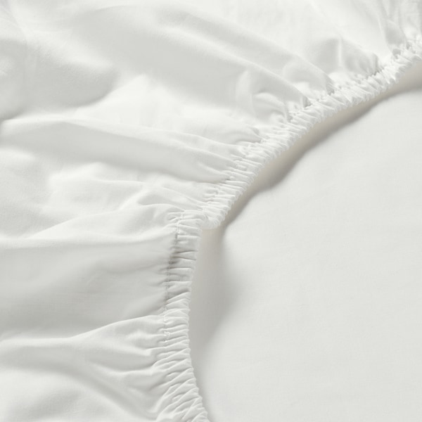 IKEA ULLVIDE fitted sheet, Twin White, Ikea Ireland | 0384WYQAI