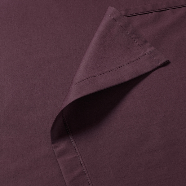 IKEA ULLVIDE sheet set, Full/Double Deep Red, Ikea Ireland | 3148OHYZW