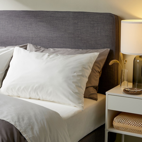 IKEA ULLVIDE sheet set, Full/Double White, Ikea Ireland | 9701OWXND