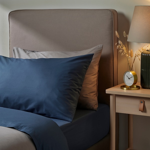 IKEA ULLVIDE sheet set, Twin Dark Blue, Ikea Ireland | 9465GBXHP