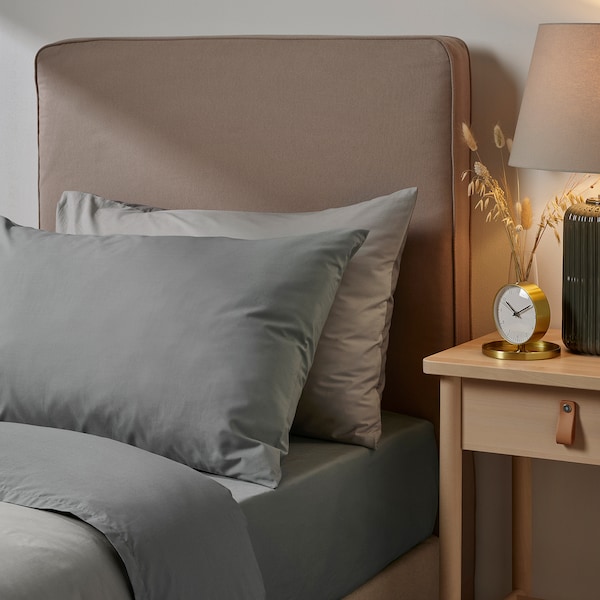 IKEA ULLVIDE sheet set, Twin Gray, Ikea Ireland | 7850OGPRT