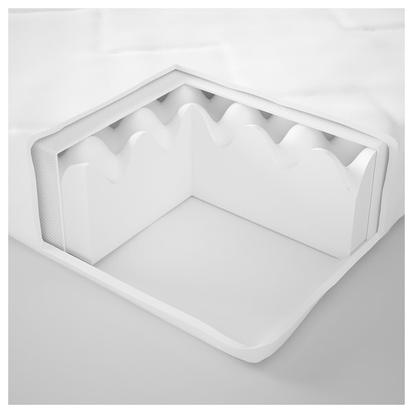 IKEA UNDERLIG Foam mattress for junior bed, 27 1/2x63 in White, Ikea Ireland | 0476TLBYO