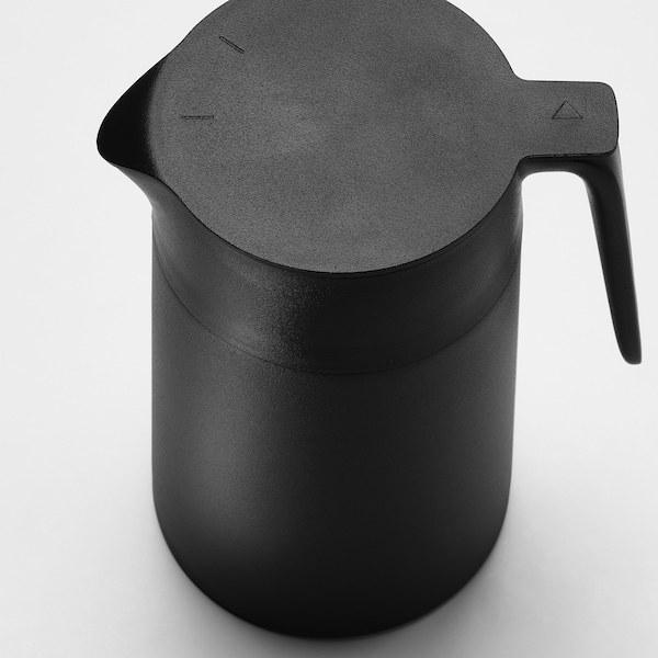 IKEA UNDERLÄTTA Vacuum flask, black, Ikea Ireland | 7643BASCM