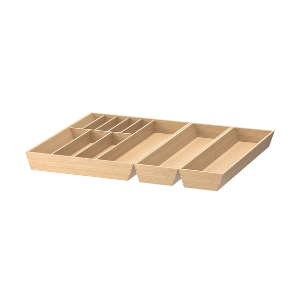 IKEA UPPDATERA flatware tray/2 utensil trays, light bamboo, 26x19 1/2 in, Ikea Ireland | 0623XWICV