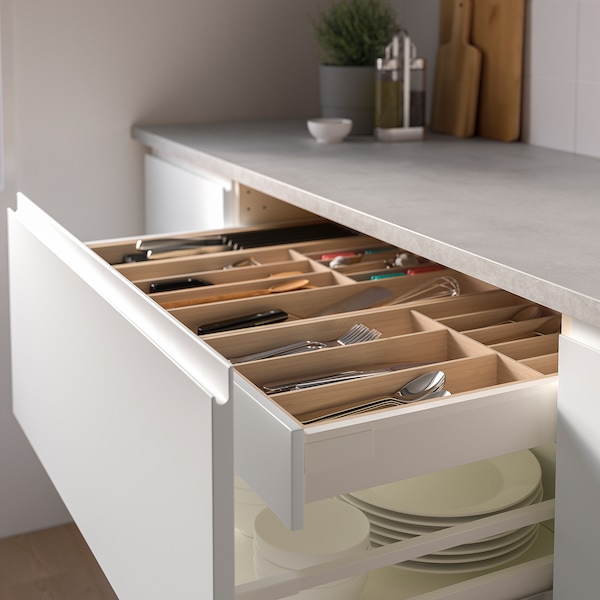 IKEA UPPDATERA flatware tray, 12x19 ½ in Light Bamboo, Ikea Ireland | 0975FQBTU