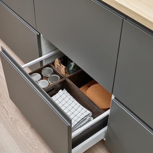IKEA UPPDATERA storage box, 9 ½x12 ½x6 in Dark Bamboo, Ikea Ireland | 0273JCSUB