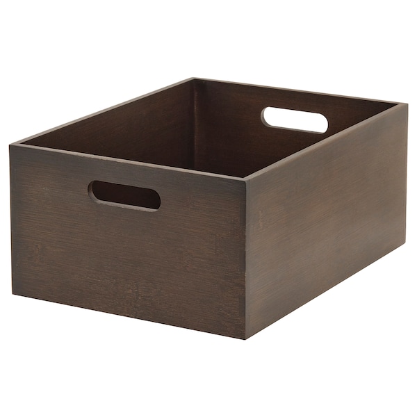 IKEA UPPDATERA storage box, 9 ½x12 ½x6 in Dark Bamboo, Ikea Ireland | 0273JCSUB