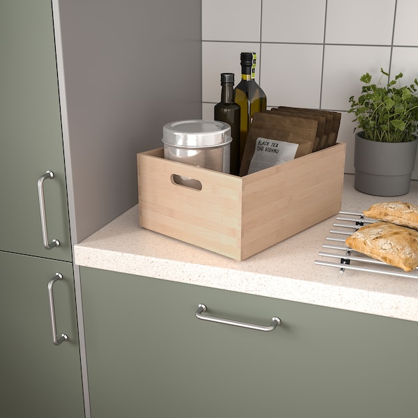 IKEA UPPDATERA storage box, 9 ½x12 ½x6 in Light Bamboo, Ikea Ireland | 8109IMVWQ