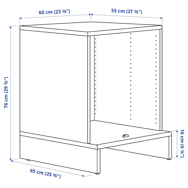 IKEA UPPFÖRA frame, white, 23 5/8x21 5/8x29 7/8 in, Ikea Ireland | 8245XFIUA
