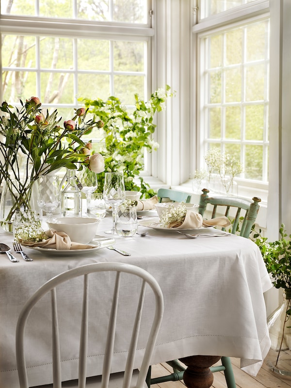 IKEA UPPLAGA 18-piece dinnerware set, white, Ikea Ireland | 1428FZUIB