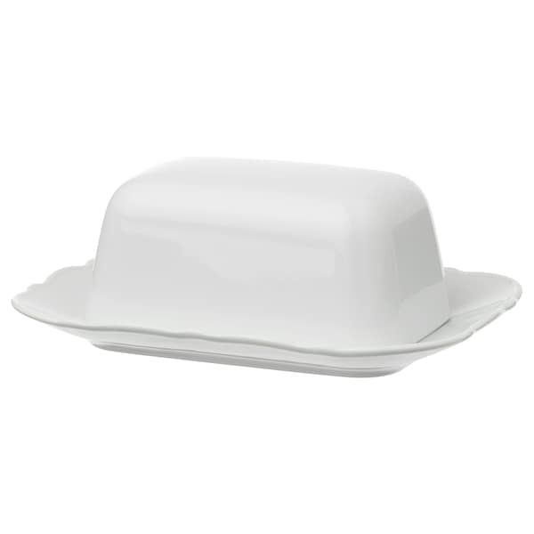 IKEA UPPLAGA butter dish, white, Ikea Ireland | 5129CYHTI