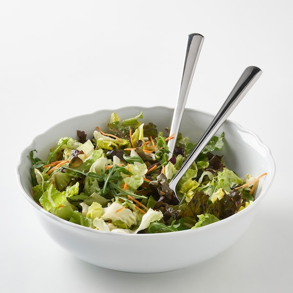 IKEA UPPLAGA serving bowl, white, 10 in, Ikea Ireland | 4928GMQYJ