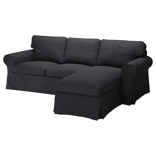 IKEA UPPLAND cover f 3-seat sofa w chaise lounge Hillared Anthracite, Ikea Ireland | 5384MPYIH