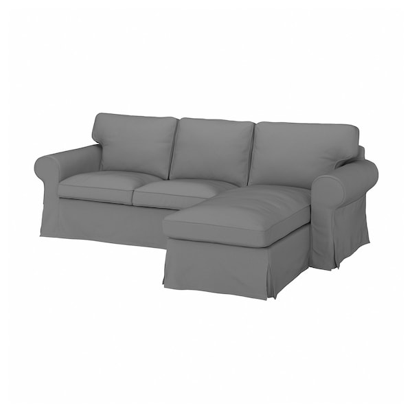 IKEA UPPLAND cover for sofa, with chaise Remmarn Light Gray, Ikea Ireland | 2450URMBQ