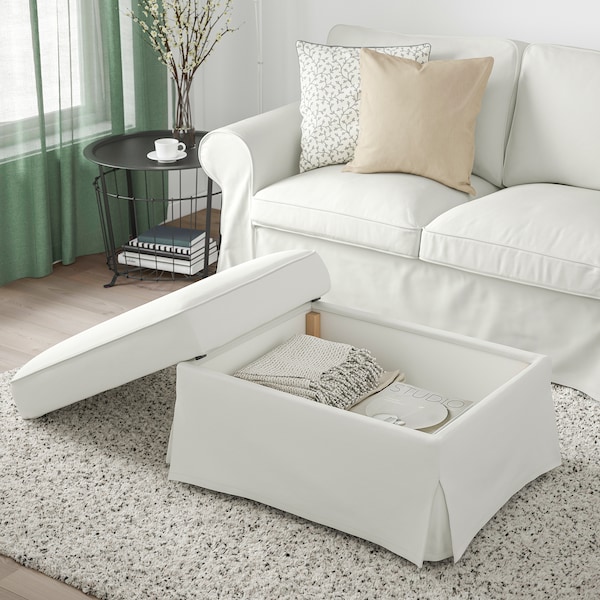 IKEA UPPLAND ottoman, Blekinge white, Ikea Ireland | 8061HXAND