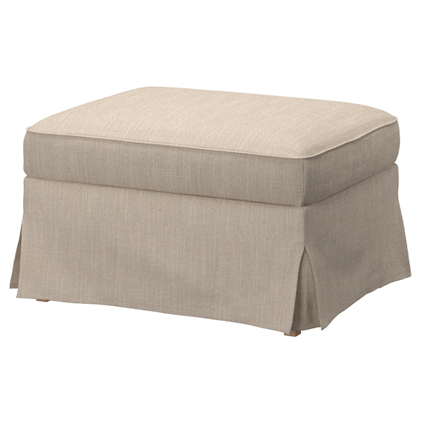 IKEA UPPLAND ottoman with storage Hillared Beige, Ikea Ireland | 5862JZTQB