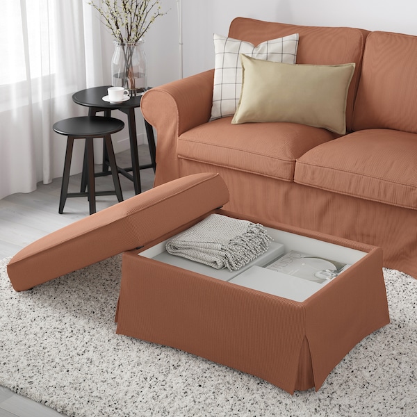 IKEA UPPLAND ottoman with storage Kelinge Rust, Ikea Ireland | 8703DJMKQ