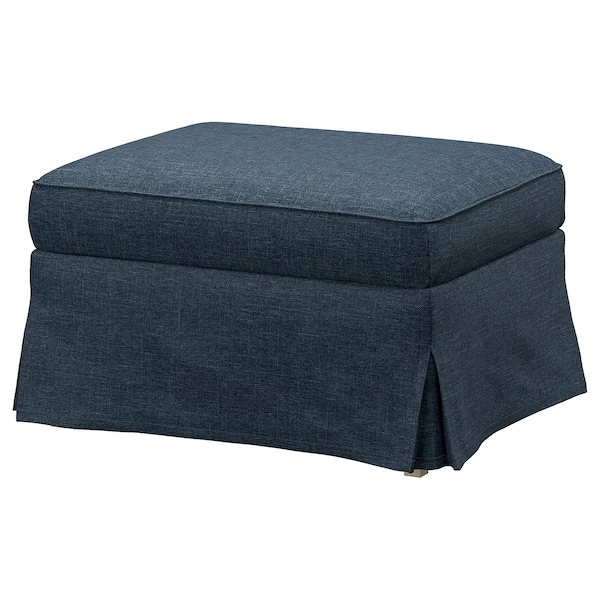 IKEA UPPLAND ottoman with storage Kilanda Dark Blue, Ikea Ireland | 3207YVJOS