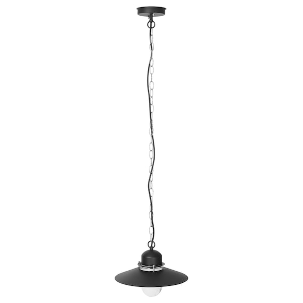 IKEA UPPLID pendant lamp, outdoor black, 12 5/8 in, Ikea Ireland | 9625LBJTQ