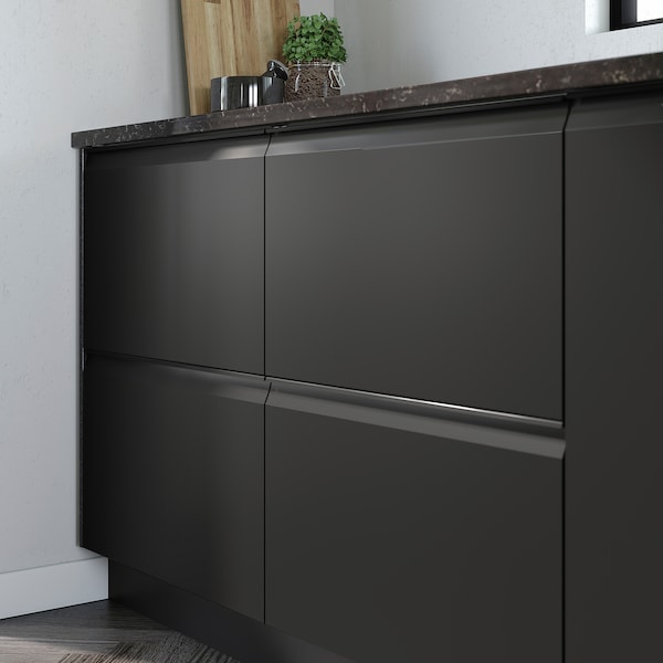 IKEA UPPLÖV drawer front, matte anthracite, 18x10 in, Ikea Ireland | 8206IKHXG