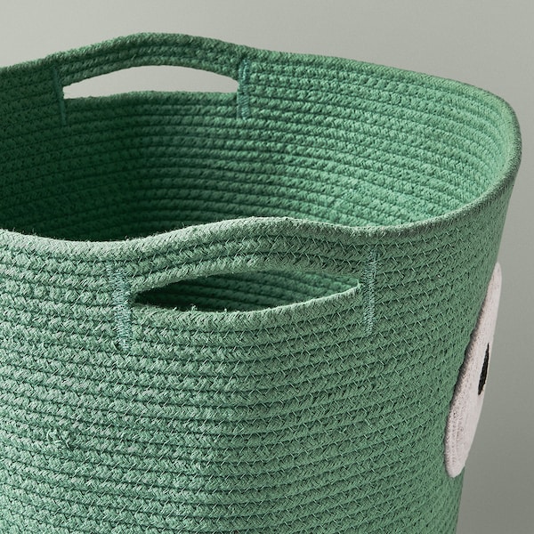 IKEA UPPSTÅ storage bag, braided/green, 13 ¾ in, Ikea Ireland | 5970UMLWI