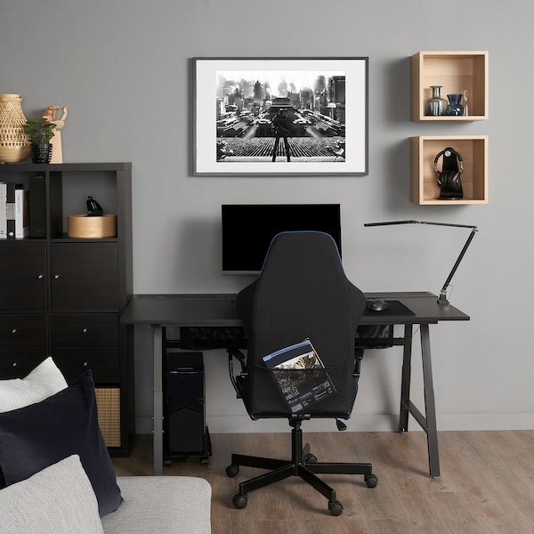 IKEA UTESPELARE gaming desk, 63x31 1/2 in Black, Ikea Ireland | 3916PTLQA