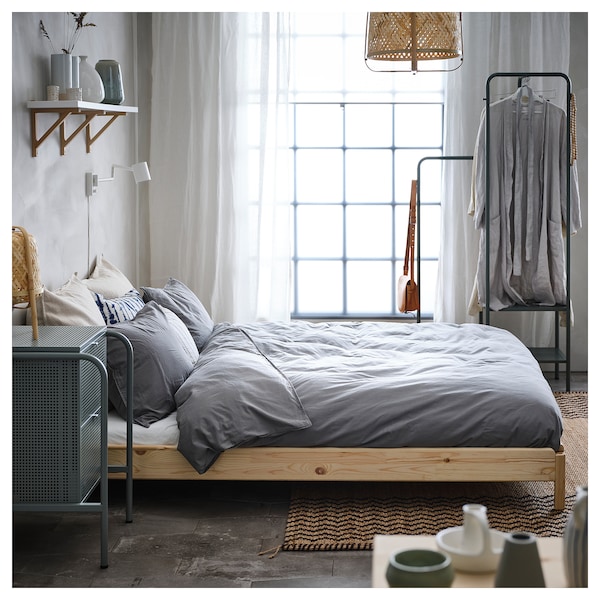 IKEA UTÅKER stackable bed with 2 mattresses, Twin, 2 pack Pine / Ågotnes Firm, Ikea Ireland | 8371KZCNG