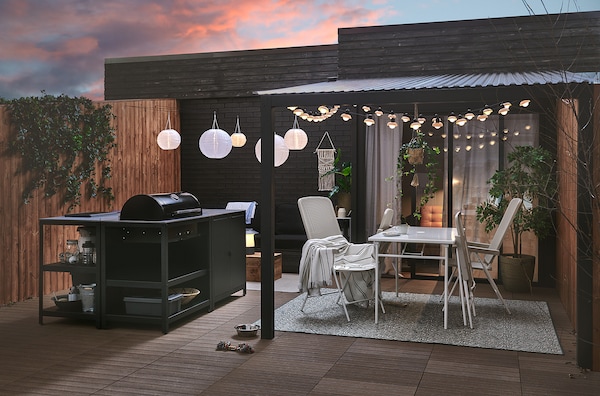 IKEA UTLÄNGAN decking, outdoor, 10 sq feet Brown, Ikea Ireland | 0172EABZD