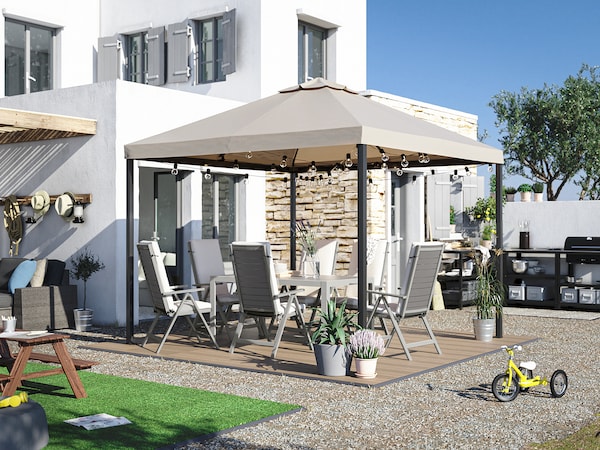 IKEA UTLÄNGAN decking, outdoor, 10 sq feet Brown, Ikea Ireland | 0172EABZD