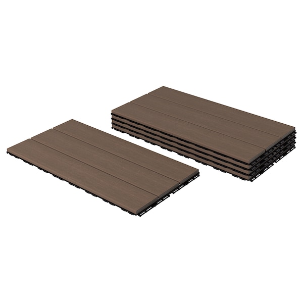 IKEA UTLÄNGAN decking, outdoor, 10 sq feet Brown, Ikea Ireland | 0172EABZD