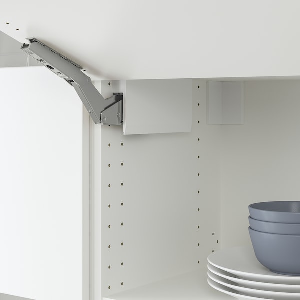 IKEA UTRUSTA hinge w/damper for horizontal door, white, 2 pack, Ikea Ireland | 4069LRZGK