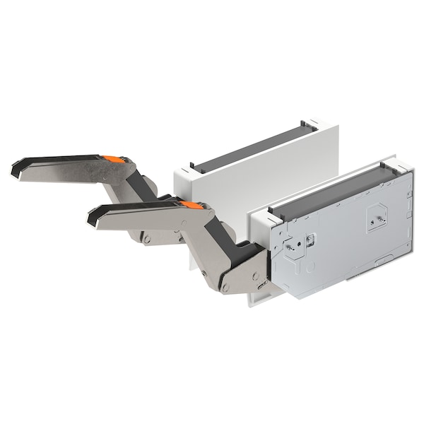IKEA UTRUSTA hinge w/damper for horizontal door, white, 2 pack, Ikea Ireland | 4069LRZGK