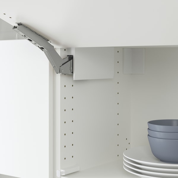 IKEA UTRUSTA hinge/push-open for horizontal door, white, 2 pack, Ikea Ireland | 4195QUSTP