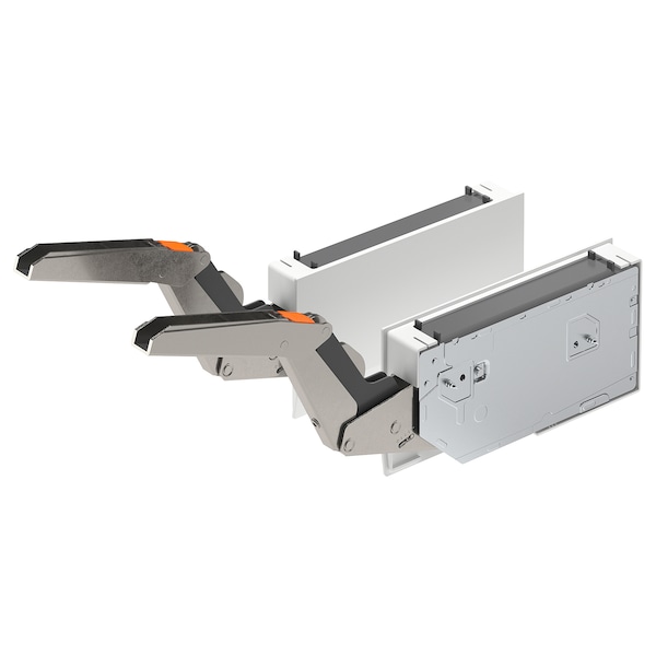 IKEA UTRUSTA hinge/push-open for horizontal door, white, 2 pack, Ikea Ireland | 4195QUSTP