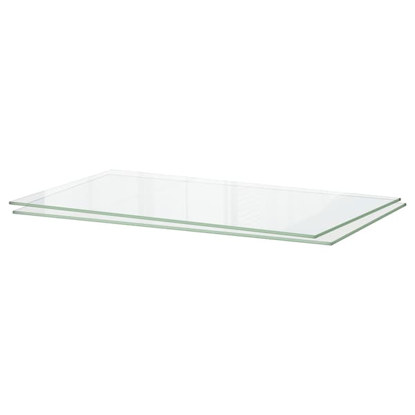 IKEA UTRUSTA shelf, 24x14 3/4 in, 2 pack Glass, Ikea Ireland | 4128UIJFN