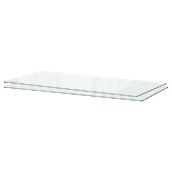 IKEA UTRUSTA shelf, 30x14 3/4 in, 2 pack Glass, Ikea Ireland | 2094PDKYN