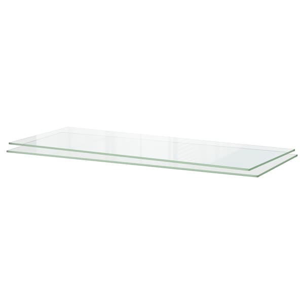 IKEA UTRUSTA shelf, 36x14 3/4 in, 2 pack Glass, Ikea Ireland | 4690KREFY