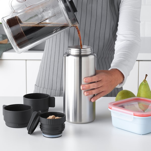 IKEA UTRUSTNING steel vacuum flask, 34 oz, Ikea Ireland | 8647CVPHQ