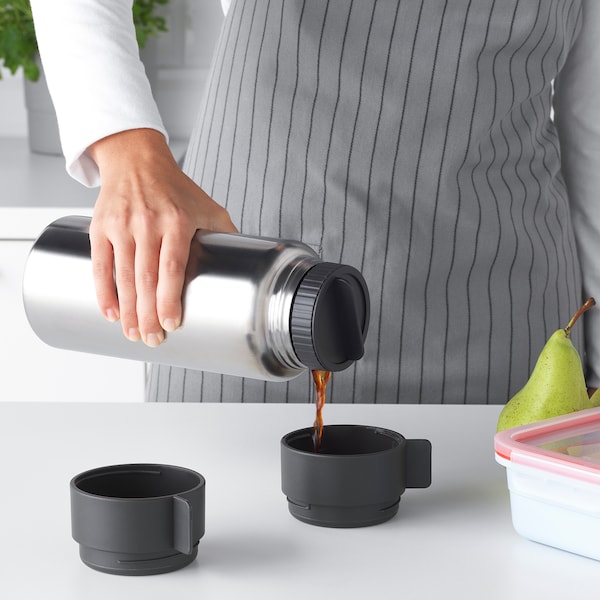 IKEA UTRUSTNING steel vacuum flask, 34 oz, Ikea Ireland | 8647CVPHQ