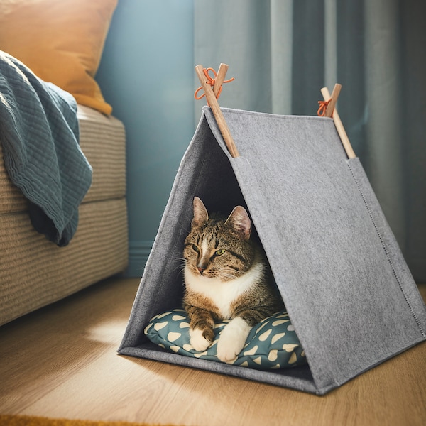 IKEA UTSÅDD cat house, gray/felt, Ikea Ireland | 3269DWPJT