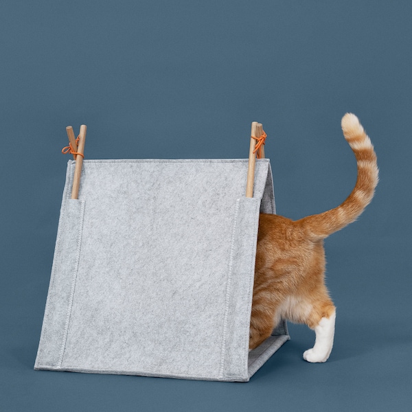 IKEA UTSÅDD cat house, gray/felt, Ikea Ireland | 3269DWPJT