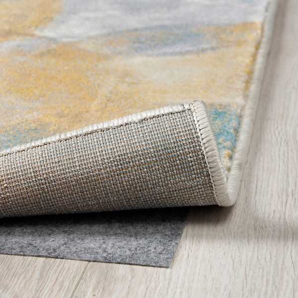 IKEA UTTAG rug, low pile, circle pattern/light beige, 5'3 inx7'7 in, Ikea Ireland | 4756JXFUY