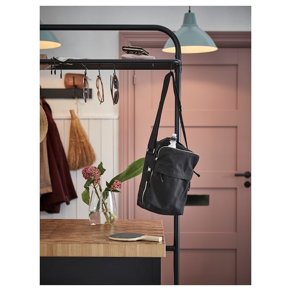 IKEA VADHOLMA rack for kitchen island, black, Ikea Ireland | 6413WXLZD