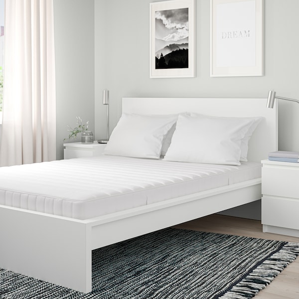 IKEA VALEVÅG pocket spring mattress, firm, Queen White, Ikea Ireland | 2059GUVBZ